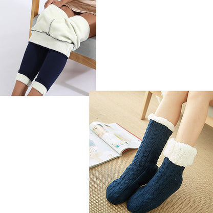 Socks Children Plush Floor Socks Home Slippers
