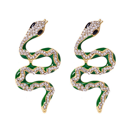 Alloy Diamond Earrings Trendy Female Earrings Earrings