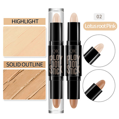 Concealer Dual-headed Touch-up Stick Three-dimensional Face Brightening