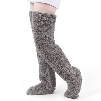 Home Floor Socks Sleeping Coral Thickened And Fleece