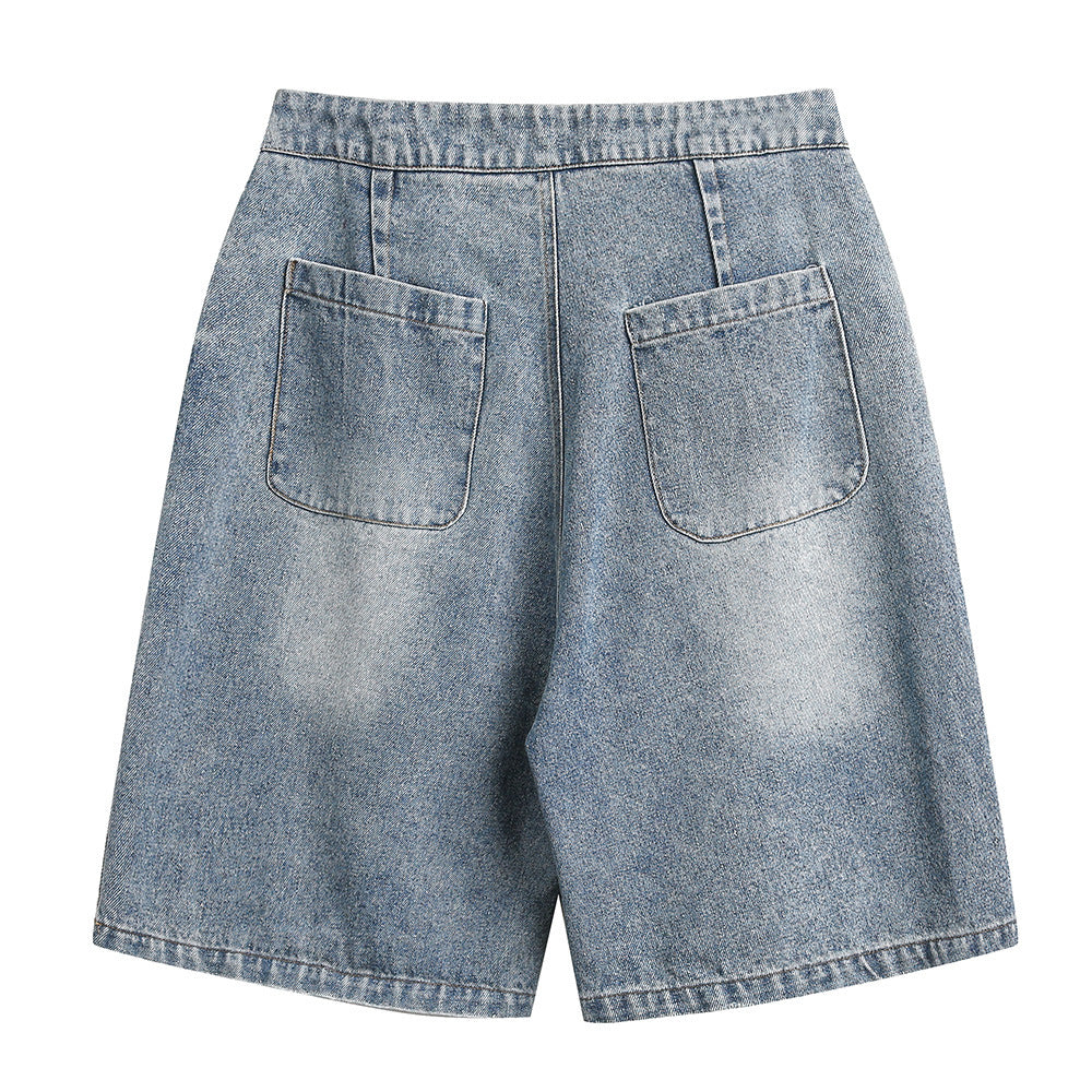Fashion Men's Loose Straight Short Pants