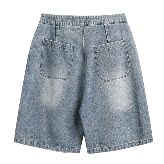 Fashion Men's Loose Straight Short Pants