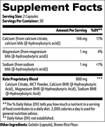 Keto BHB - Advanced Ketogenic Support For Energy & Fat Burn