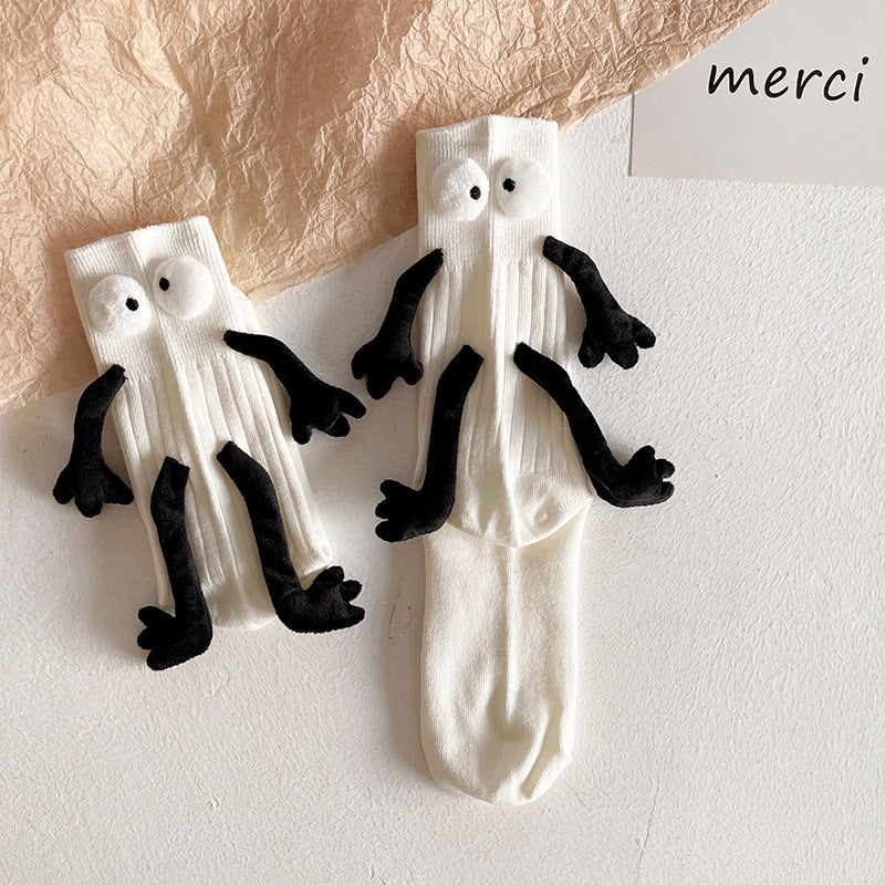 Cute Plush Doll In Tube Socks JK Is Thin Pure Cotton Pile Pile Short Boots Couple