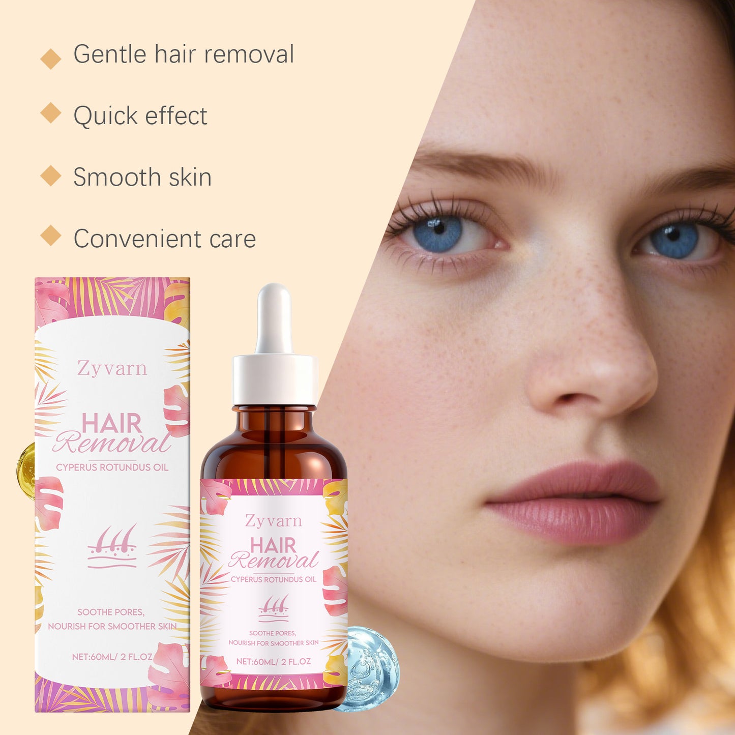 Hair Removal Cyperus Rotundus Oil