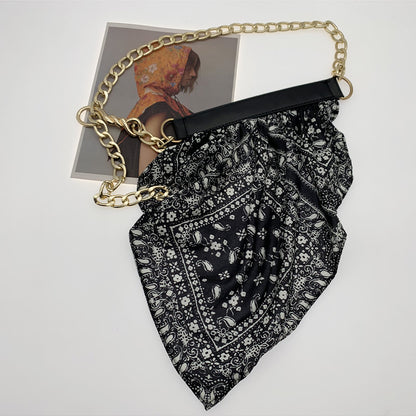 Jeans Shirt With Suit Metal Chain Waist Chain