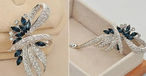 Korean version of female jewelry crystal brooch brooch