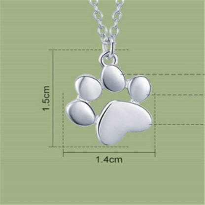 Footprint necklace