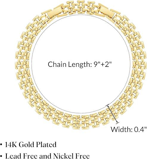 925 Silver-Plated Anklet Bold Versatile Chunky Chain Anklet