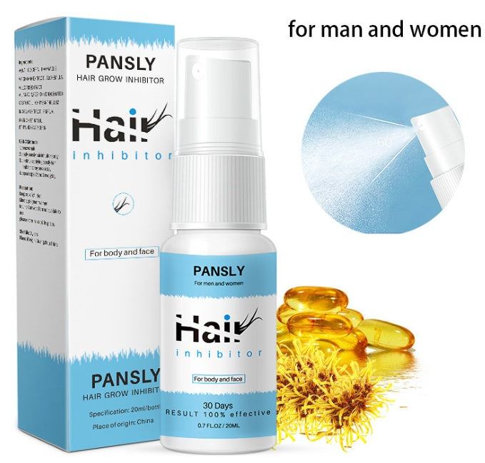 Permanent Hair Removal Inhibitor Spray  Painless Beard Legs Armpit Smooth Repair