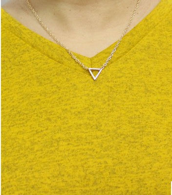 Triangle necklace