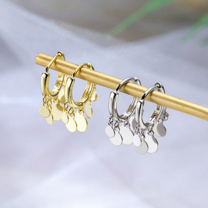 Light luxury earrings silver earrings