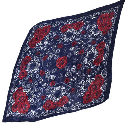 Fashion Retro Rose Pattern Large Kerchief