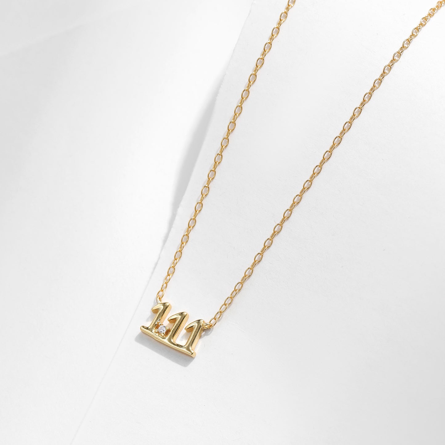 Fashion Personality Lucky Digital Necklace For Women