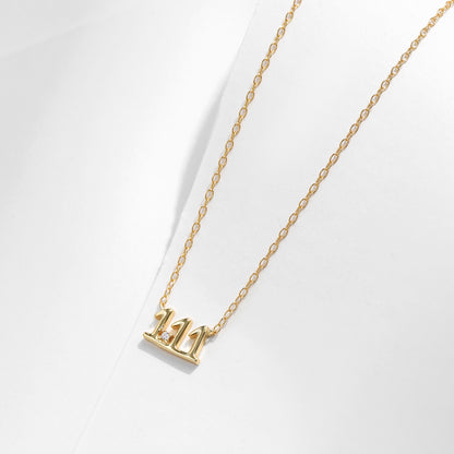 Fashion Personality Lucky Digital Necklace For Women