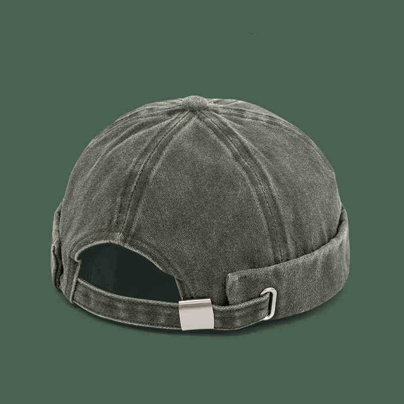 Outdoor Wild Retro Washed Melon Leather Hat