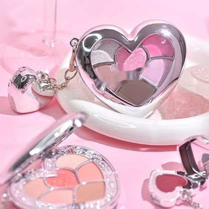 Eyeshadow And Lip Gloss Palette For Everyday Natural Makeup