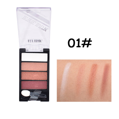 Ladies Makeup 4 Colors Net Red Eyeshadow Palette