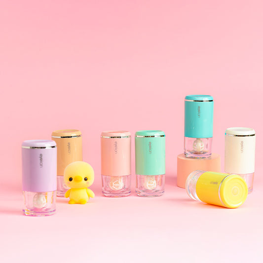 Contact Lens Washer Cute Cartoon Contact Lenses Cleaning Tools Solid Portable Contact Lens Cleaner Ultrasonic Automatic Cleaner