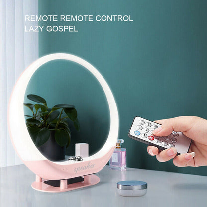 Bluetooth speaker home makeup mirror