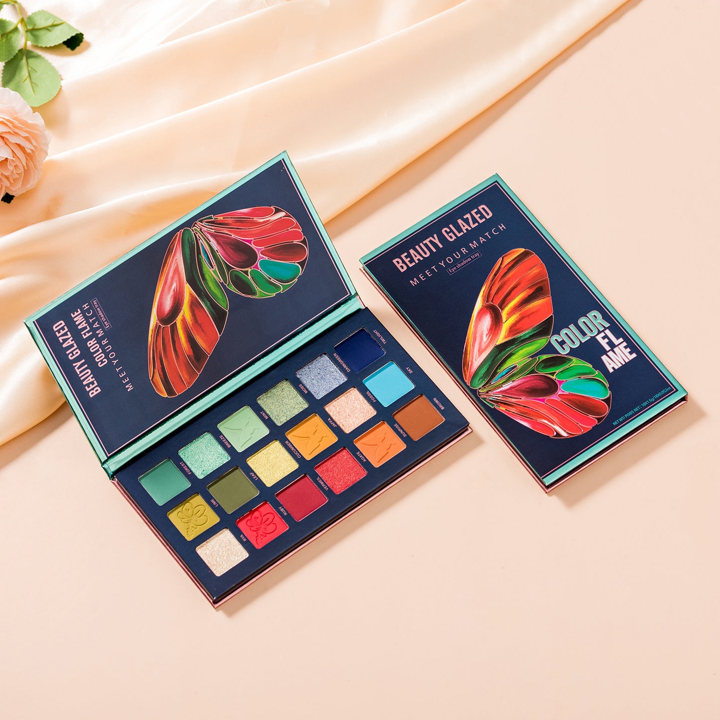 Butterfly Eyeshadow Palette Three-dimensional Shape And Easy To Color