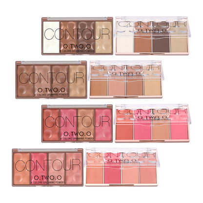 Brightening Three-dimensional Highlight Rouge Pearlescent Powder Pan