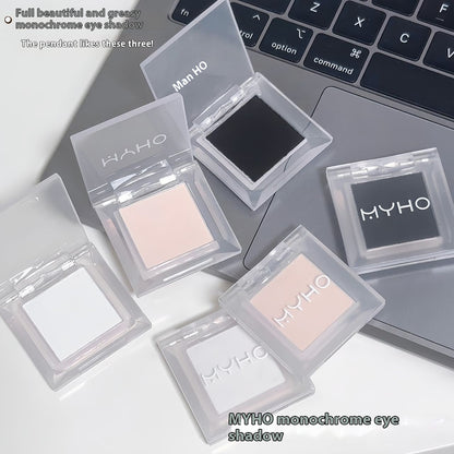Monochrome Eyeshadow Matte Highlight Smoky Makeup Natural Brightening Lasting
