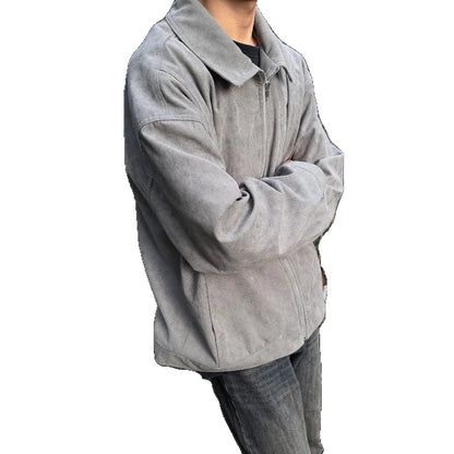 Men's Fashionable Retro Short Padded Jacket
