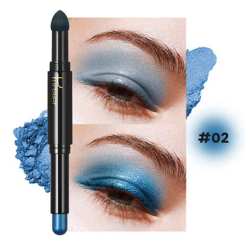 Double-headed Smudger Pearlescent Crouching Silkworm Eyeliner Pen Highlight