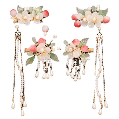 Fashion Tassel Hairpin Crown Antique Headdress