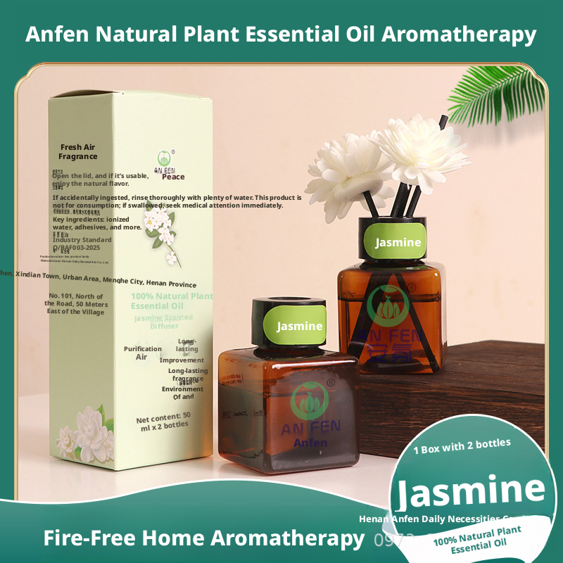 Plant Essential Oil Aromatherapy-White Tea Style-50ml * 2 bottles-1 box