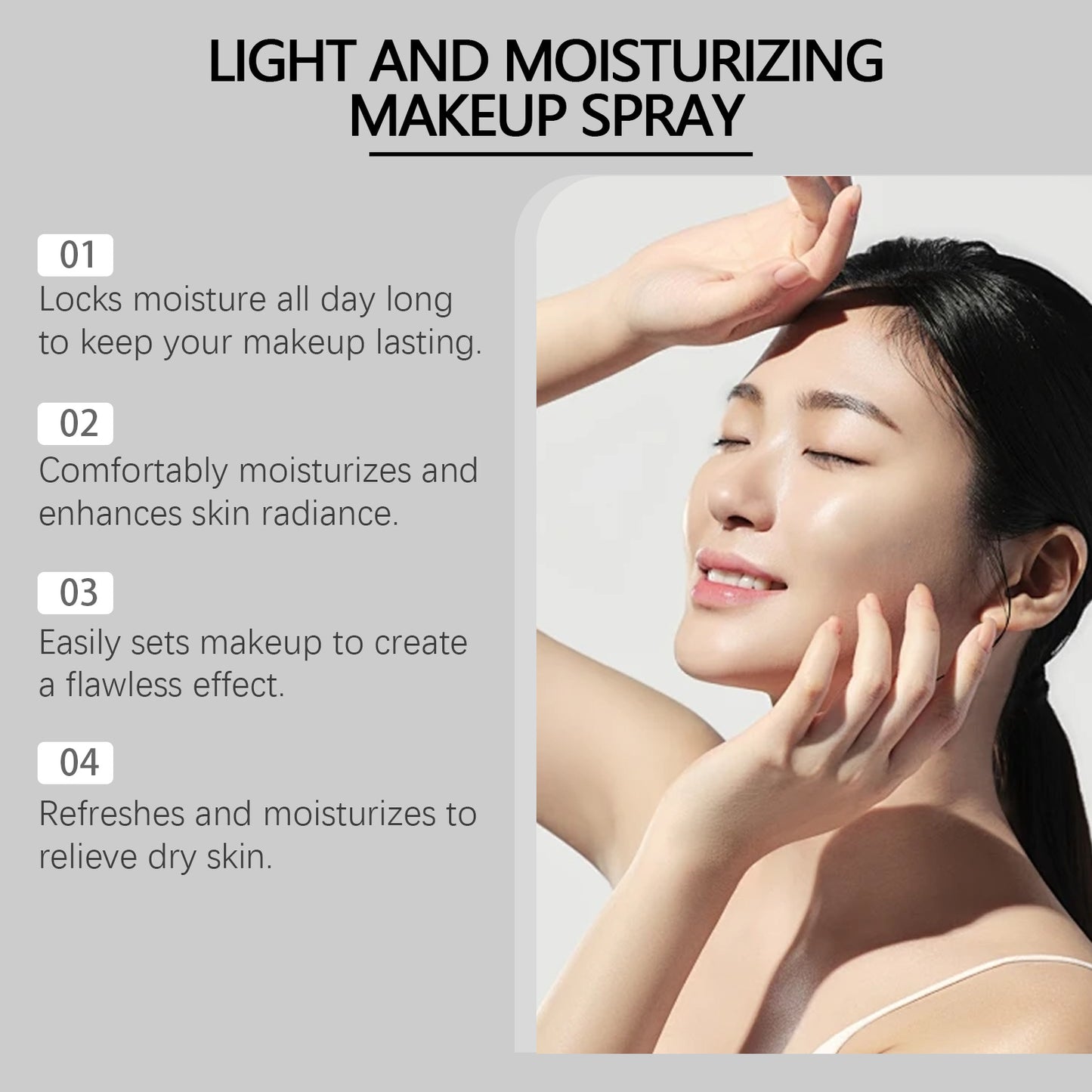 Moisturizing Makeup Mist Spray Light And Delicate