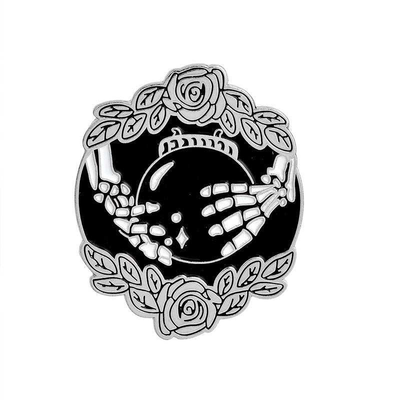 Personalized alloy brooch