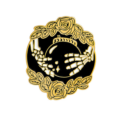 Personalized alloy brooch