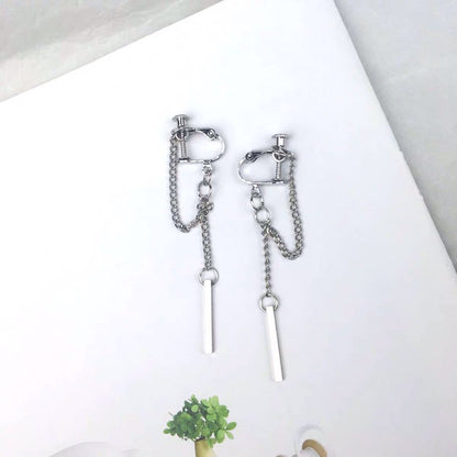Female Chain Tassel Earrings Earrings