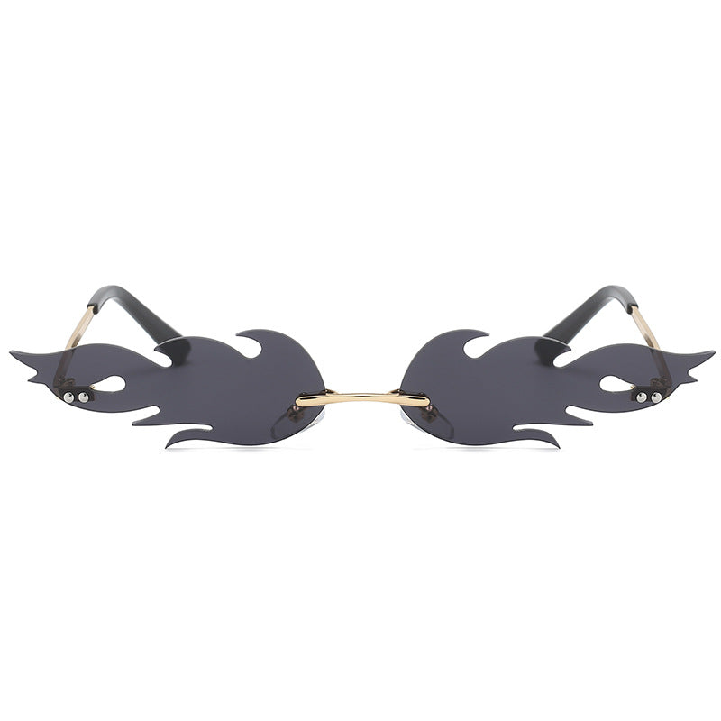 Men's And Women's Metal Frameless Sunglasses