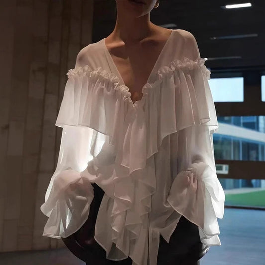 See-through Beach Cover-up Top For Women
