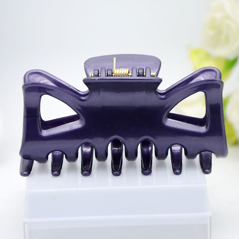 Dark Color Plastic Hairpin 7CM Wide Hairpin Small Hairclip Plastic Head Clip Plastic Ornament