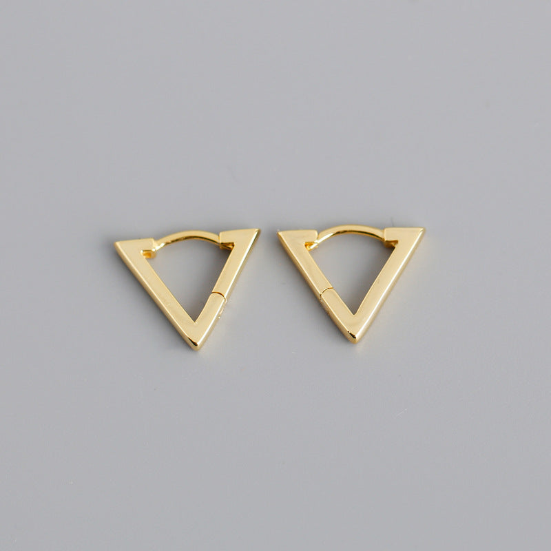 Triangle s925 sterling silver earrings