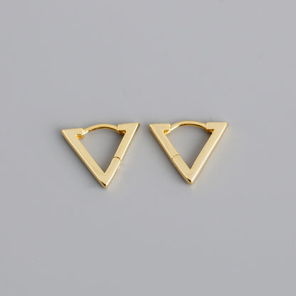 Triangle s925 sterling silver earrings