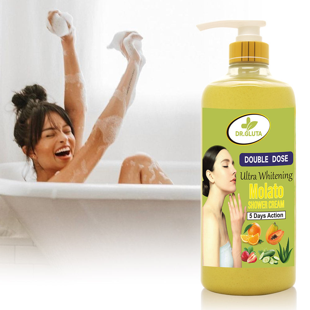Molato Shower Gel Fruit Whitening Body Skin Care Anti-aging Ligtening Bath Wash