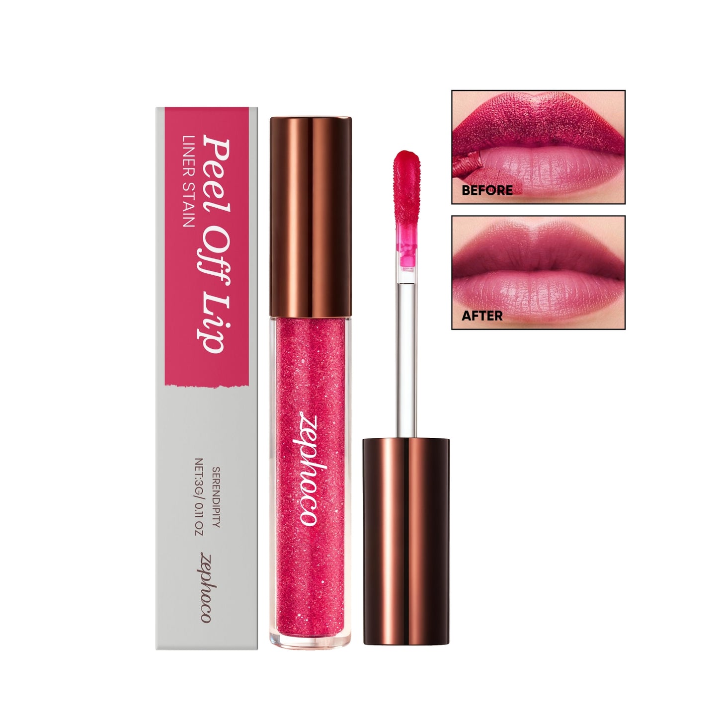 Tearing Waterproof Lip Gloss