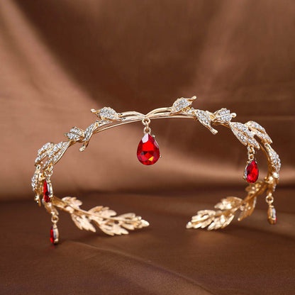 Womens Rhinestone Crown Hair Accessory