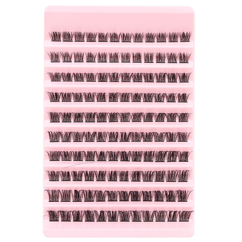 False Eyelashes Suit Single Cluster Thick Curl Long Hot Melt Stem Individual False Eyelash Flatness