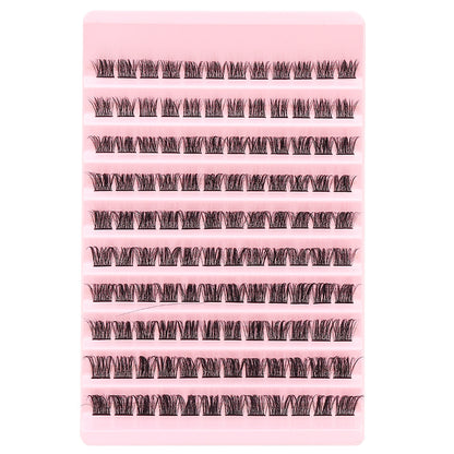 False Eyelashes Suit Single Cluster Thick Curl Long Hot Melt Stem Individual False Eyelash Flatness