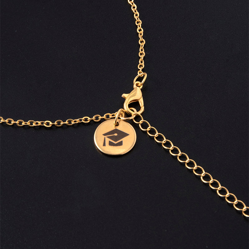 New Dr. Cap Round Anklet Gold Silver Stainless Steel Anklet