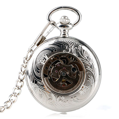 Low-key luxury mechanical pocket watch