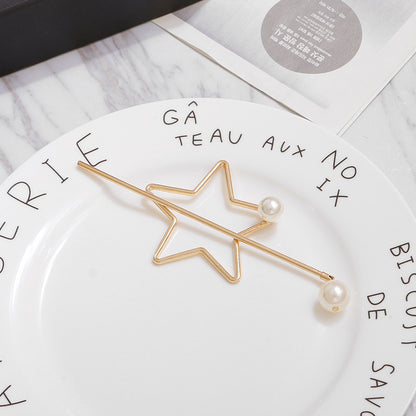 Star round hairpin with comb and hairpin