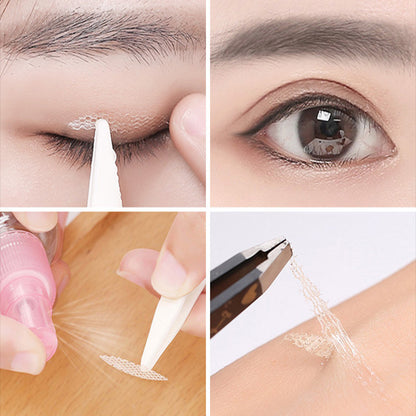 Mesh Giant Invisible Fiber Eyelid Sticker