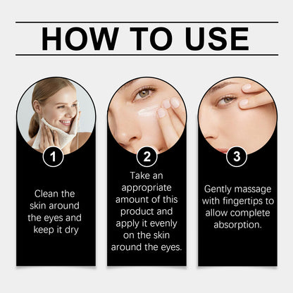 OUHOE Eye Peptide Cream, Moisturize And Moisturize The Skin Around The Eyes With A Massage Cream